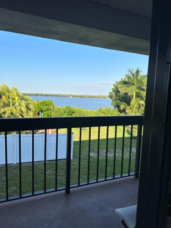 Balcony view of the river at Riverview Inn